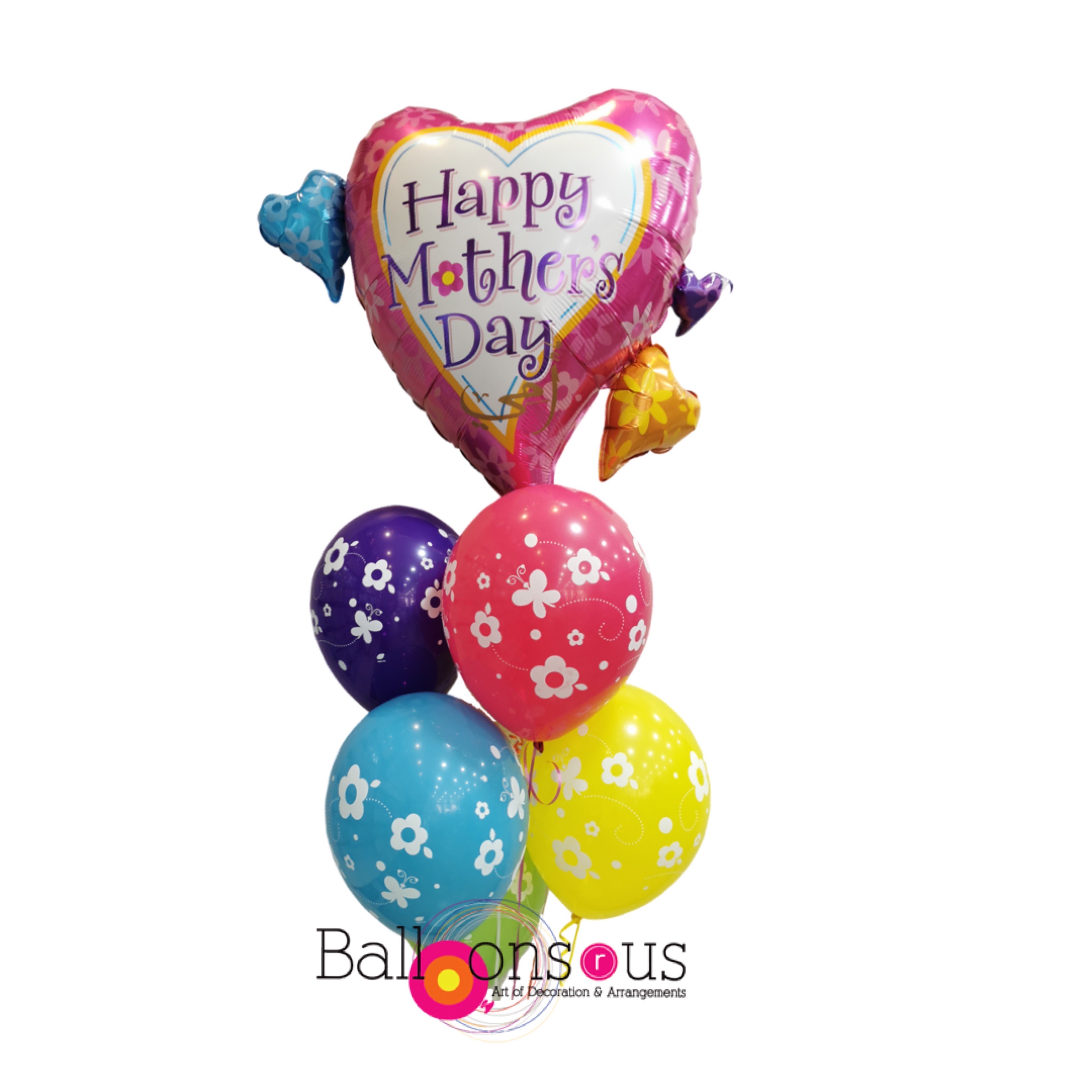 Mother’s  day Bunch of Helium balloons