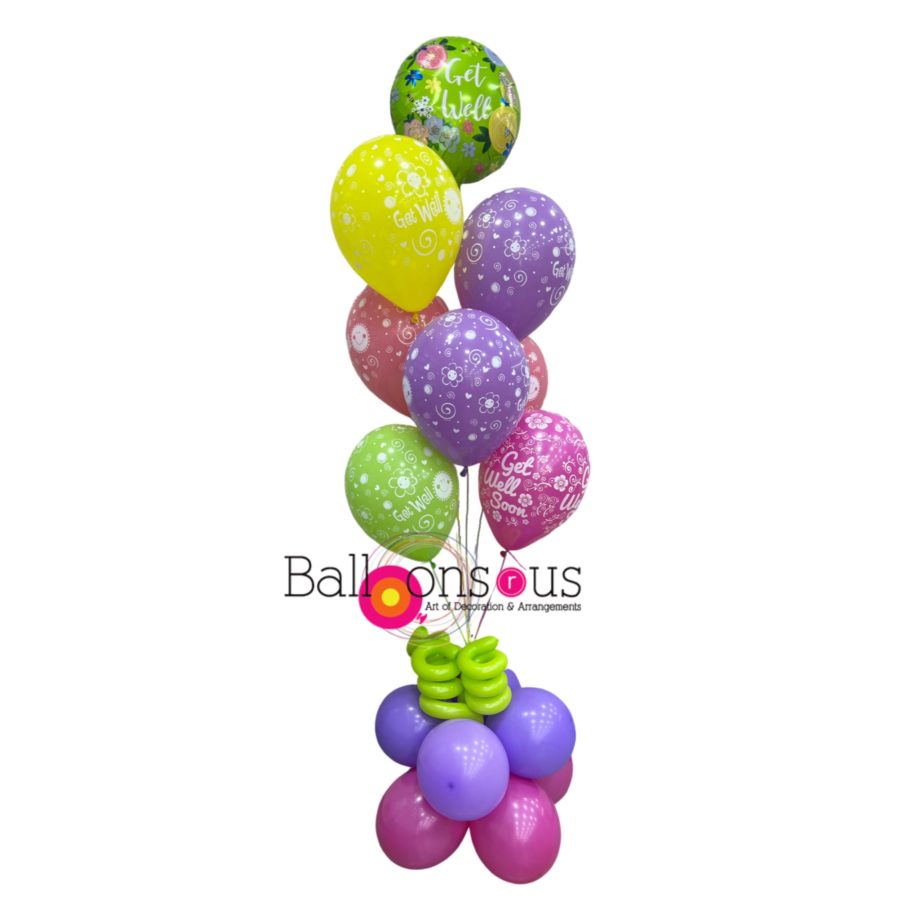Get Well Soon Helium Bunch