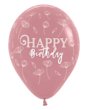 Rosewood Happy Birthday Balloon