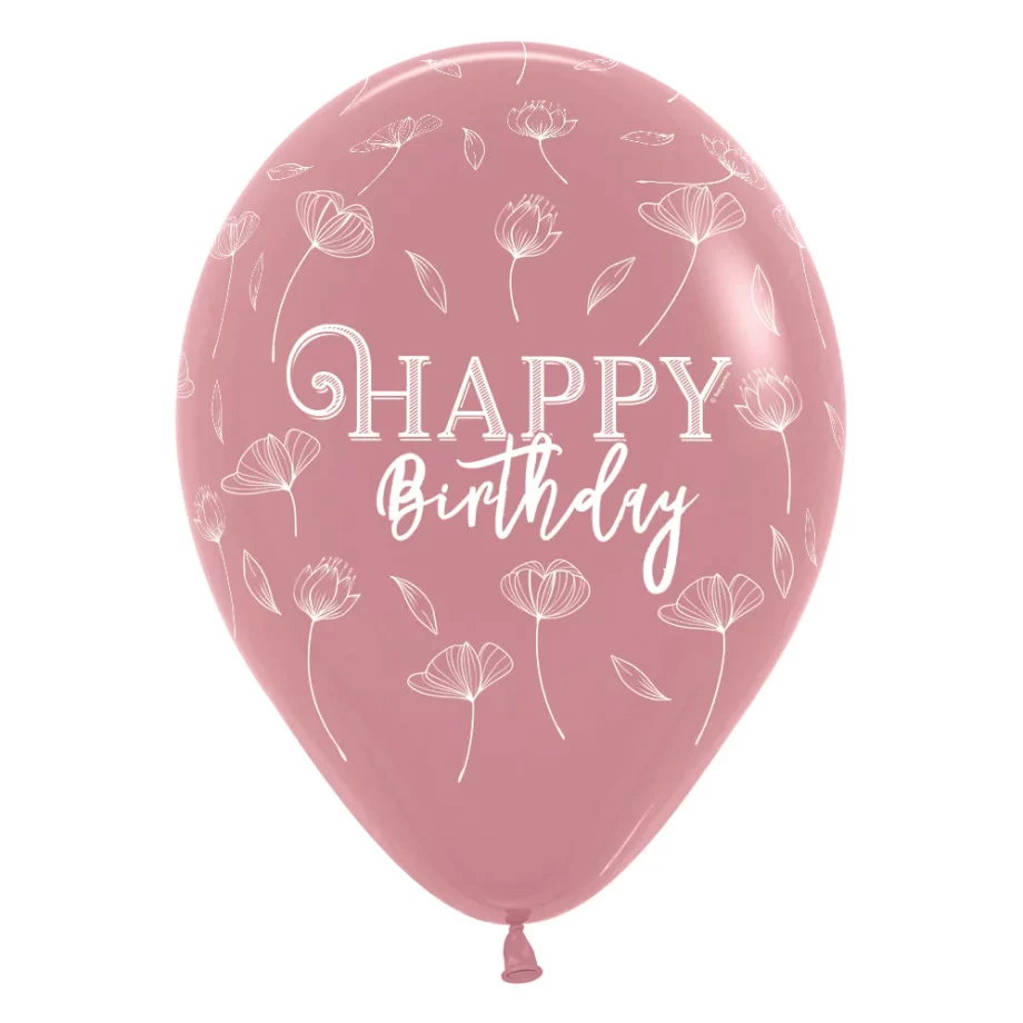 Rosewood Happy Birthday Balloon