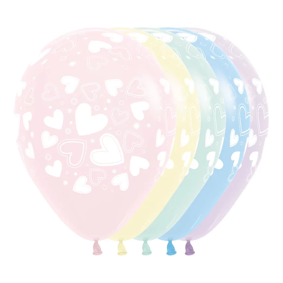 PASTEL MATT HEARTS
