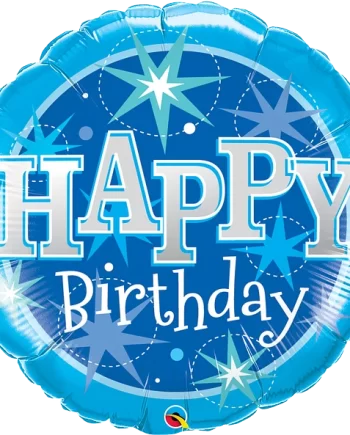 Birthday Blue Sparkle