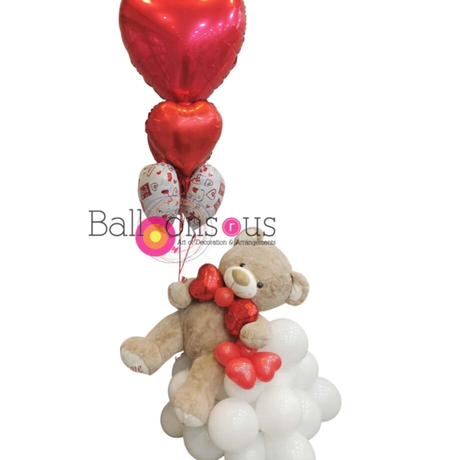 Teddy Bear with balloons