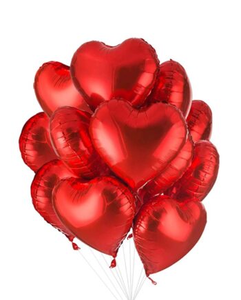 Heart 45cm Red Helium