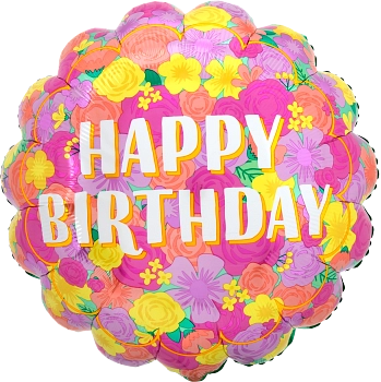Happy Birthday floral