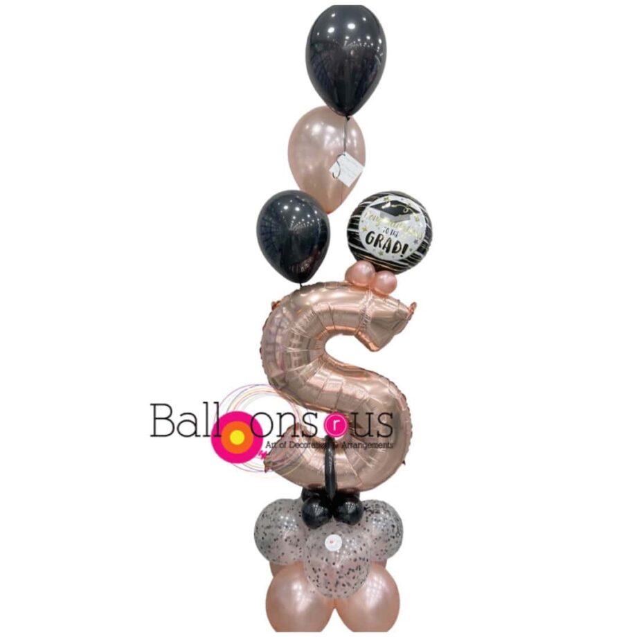 Graduation Arrangement With Big Letter
