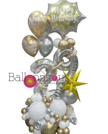 Birthday Arrangement with Big Age