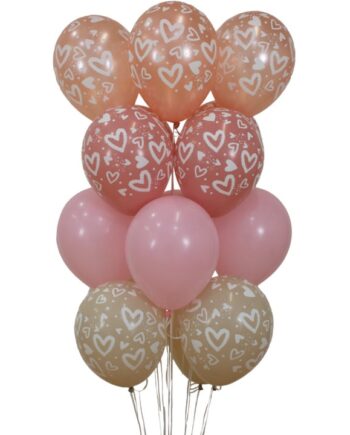 Heart Balloons bunch