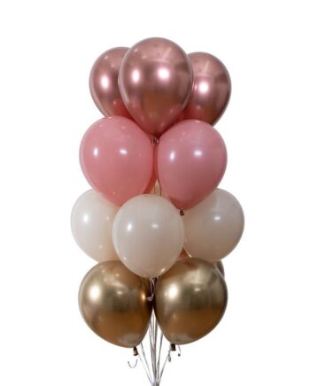 Helium Bunch of 12 Balloons