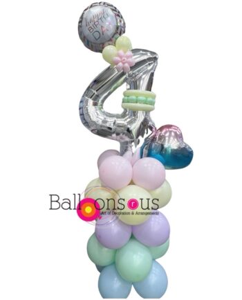 Birthday Stand With big Age