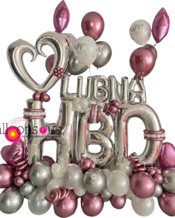 Birthday Arrangement with Name
