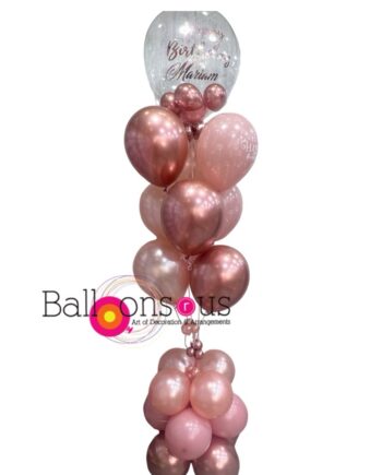 Rose Gold Shades Customized bunch