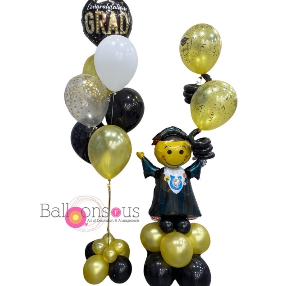 Graduation Set of Helium Bunch and stand