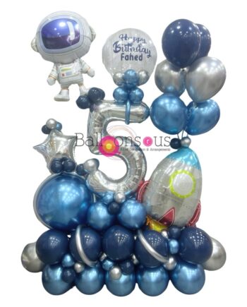 Space Balloons Arrangement