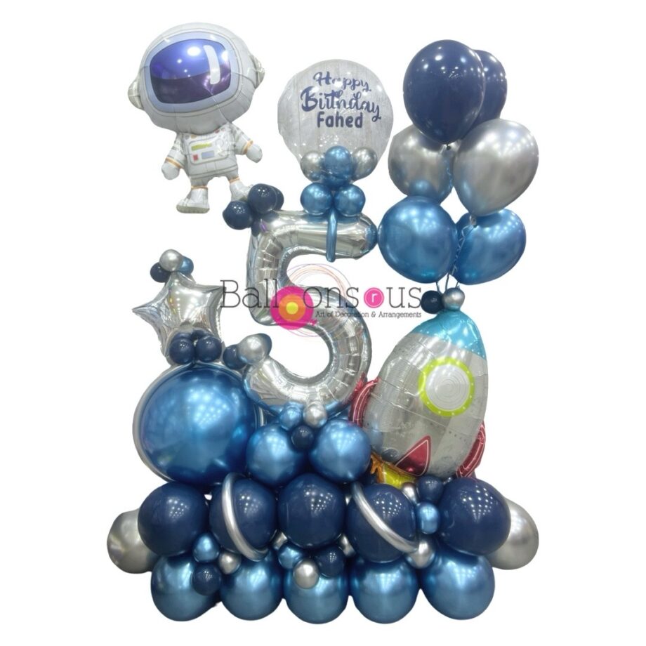 Space Balloons Arrangement