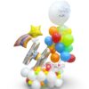 Get Well Soon Arrangement with big Customized Balloon