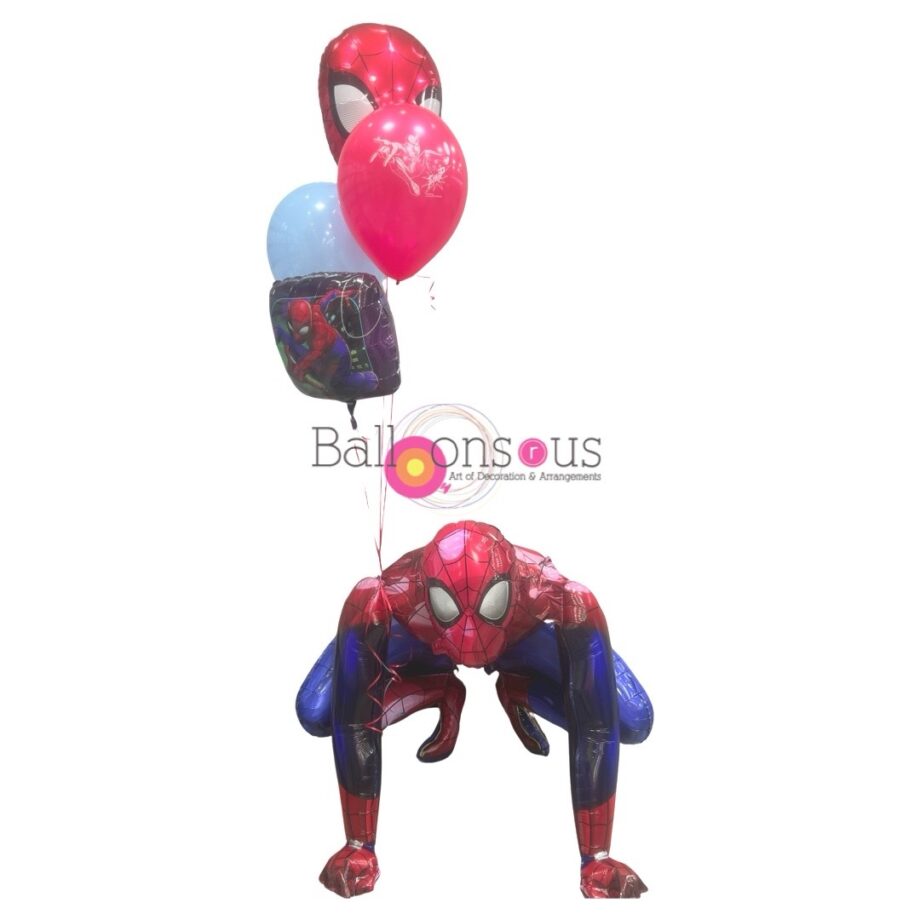 Big Air walker balloon with helium bunch