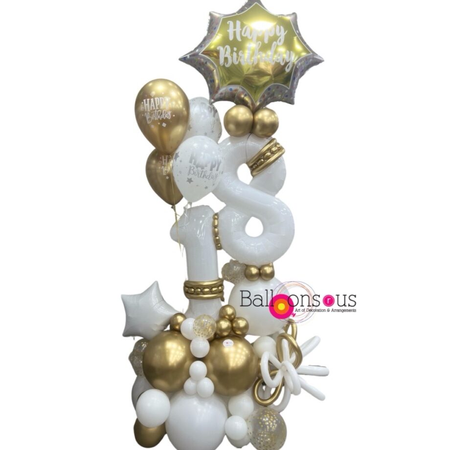 Birthday Stand with Big Age