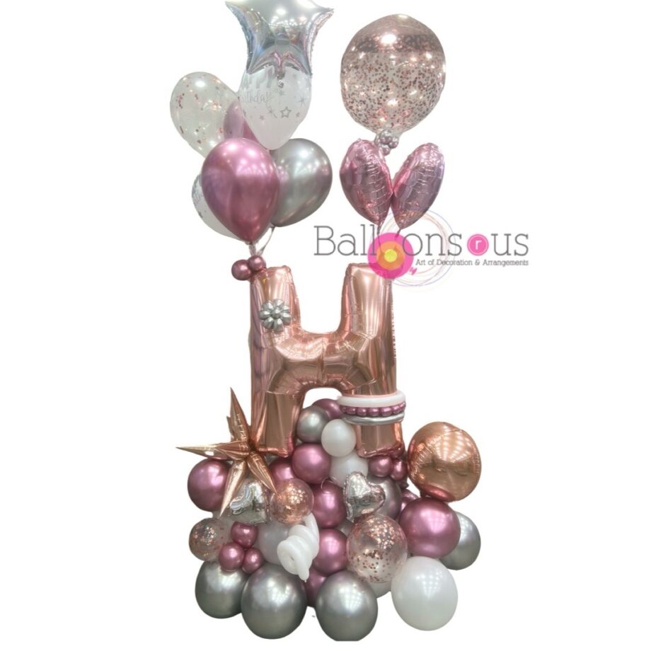 Birthday Stand with Big Letter
