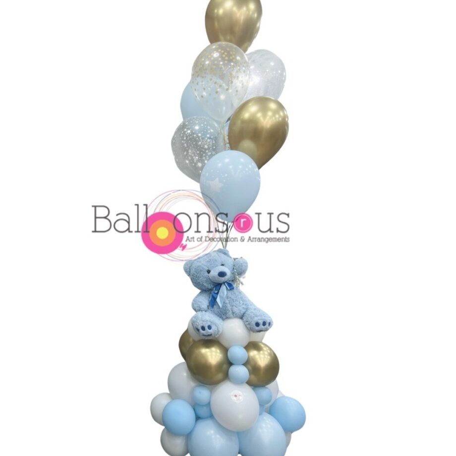 Baby Stand with Teddy Bear