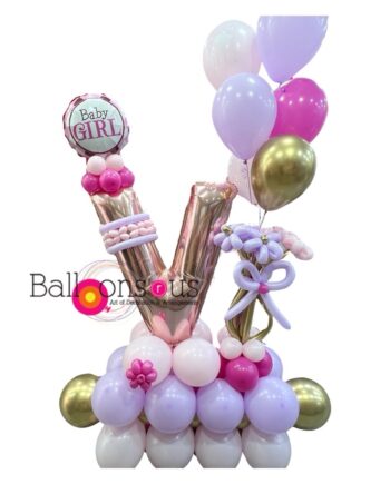New Baby Girl stand