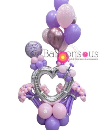 Get Well Soon with flowers