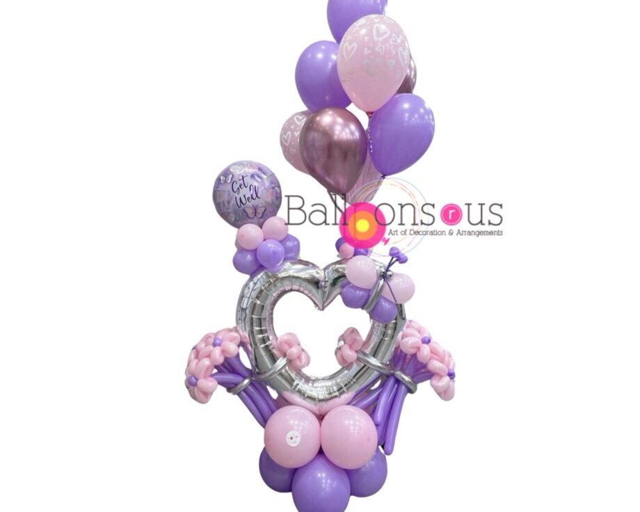 Get Well Soon with flowers