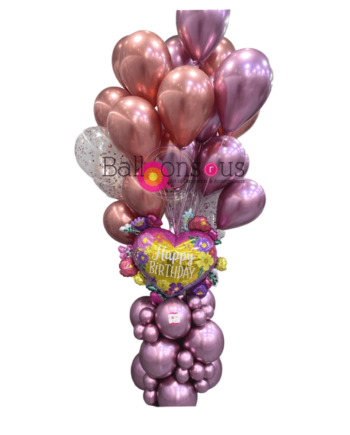 Birthday chrome Arrangement