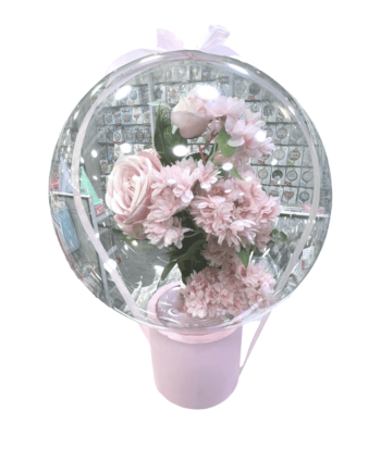 Flowers Bunch inside Big Clear