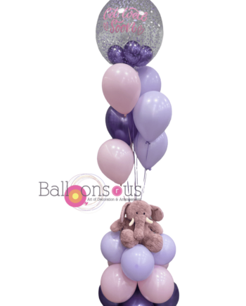 Get well soon Balloons with elephant