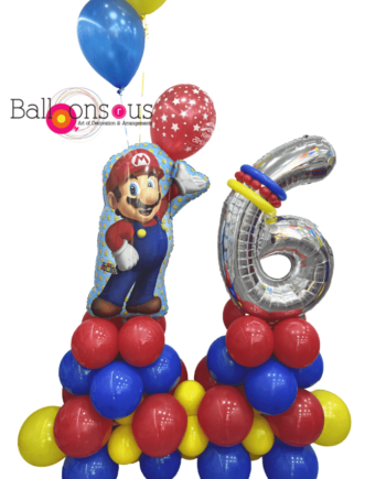 Super Mario Birthday arrangement