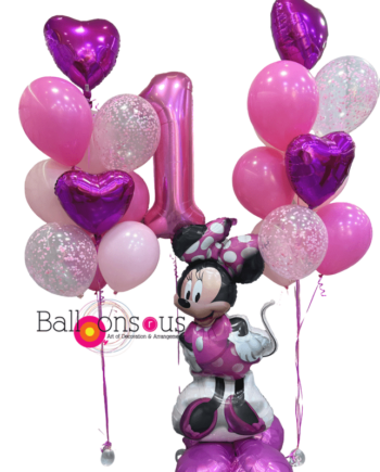 First Birthday mine mouse setup
