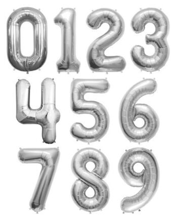 BIG NUMBER - silver