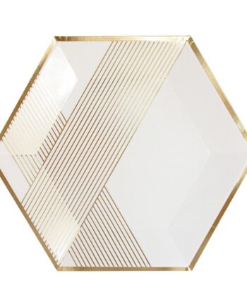 White Gold Striped