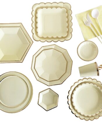 Pastel Yellow Tableware