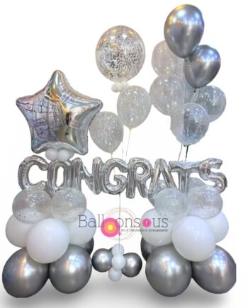Congrats Balloons Arrangement