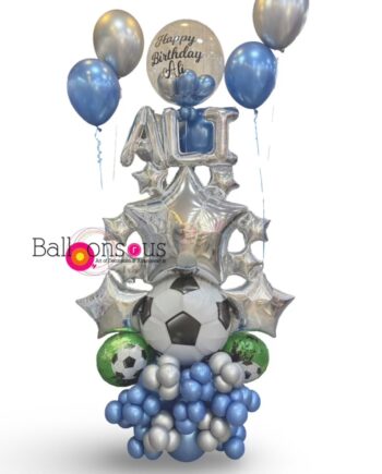 Soccer Ball birthday arrangement