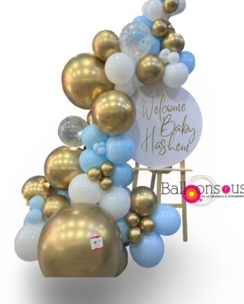 Welcoming Stand with Balloons