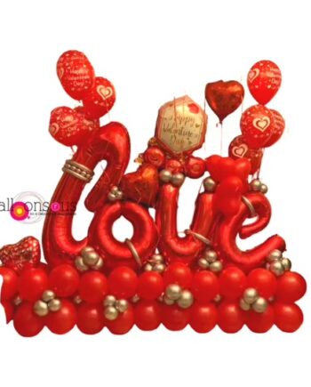 Love Script Foil arrangement