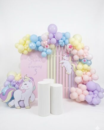Unicorn Birthday Setup