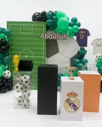 Huge Birthday Setup For Football theme